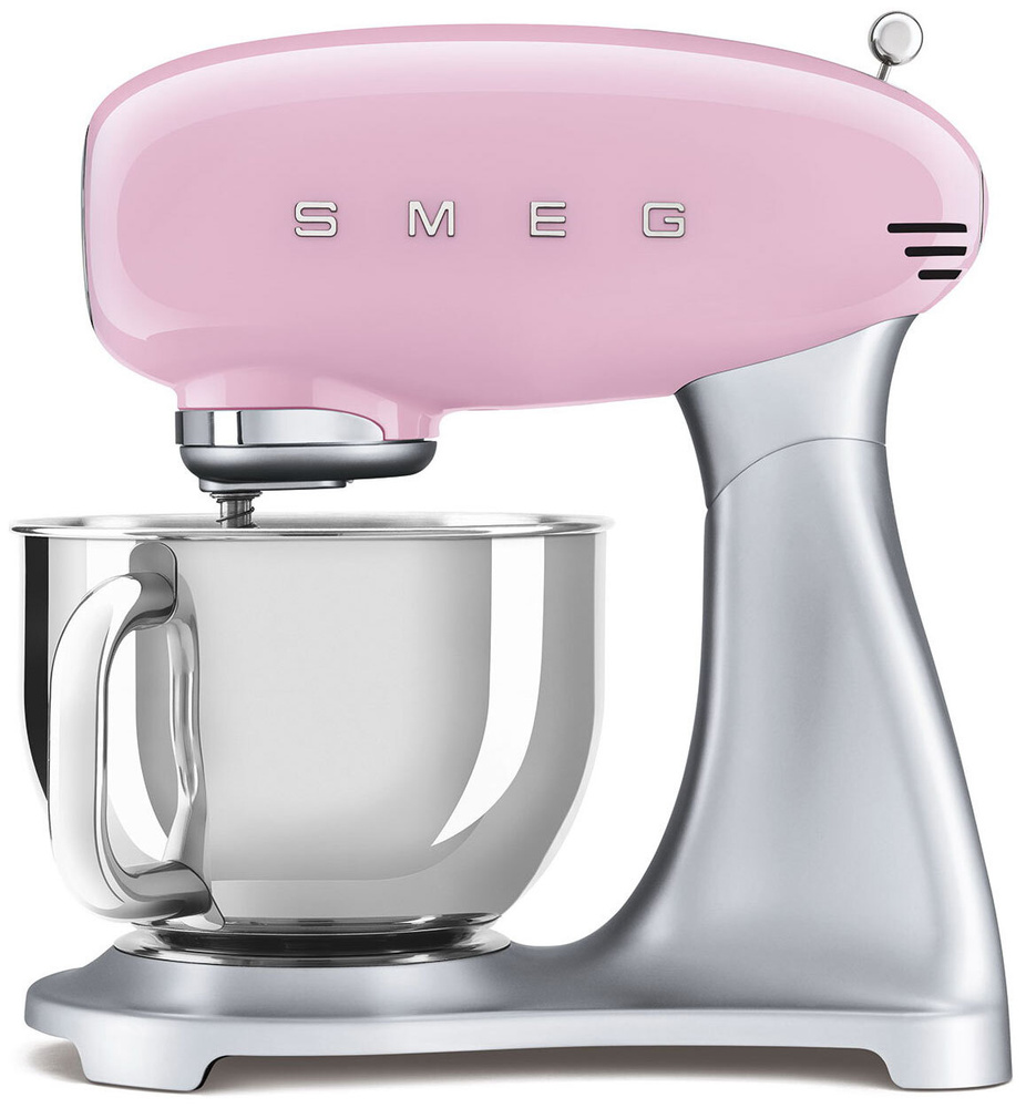 Планетарный миксер кухонный Smeg SMF02PKEU, розовый #1