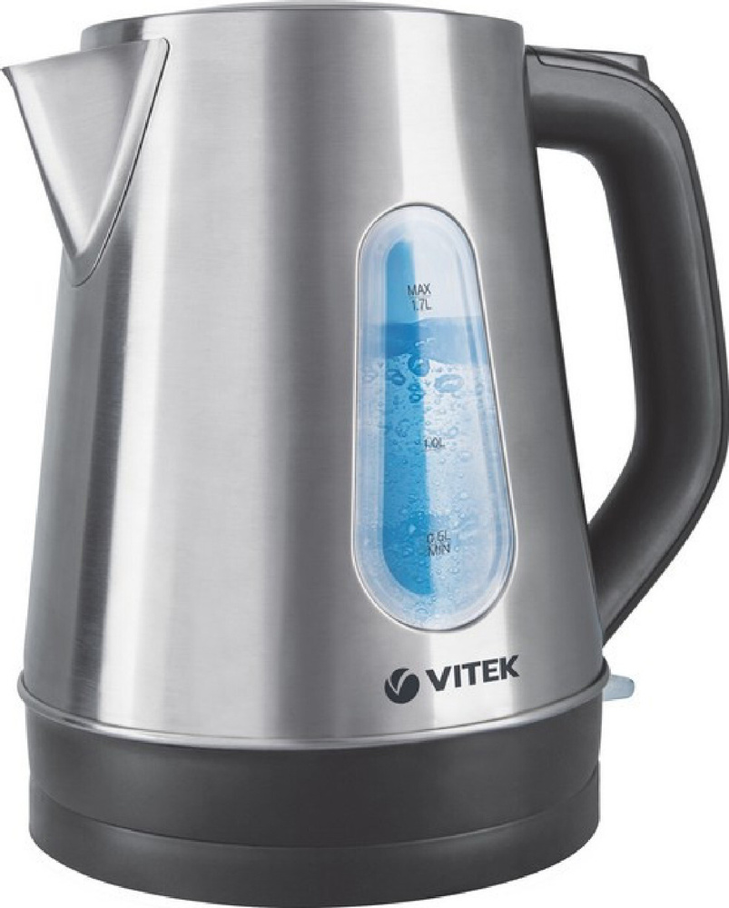 VITEK Электрический чайник VT-7038, серый металлик #1