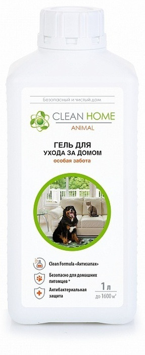 Чистящий гель Clean Home Особая забота, для ухода за домом, 1 л  #1
