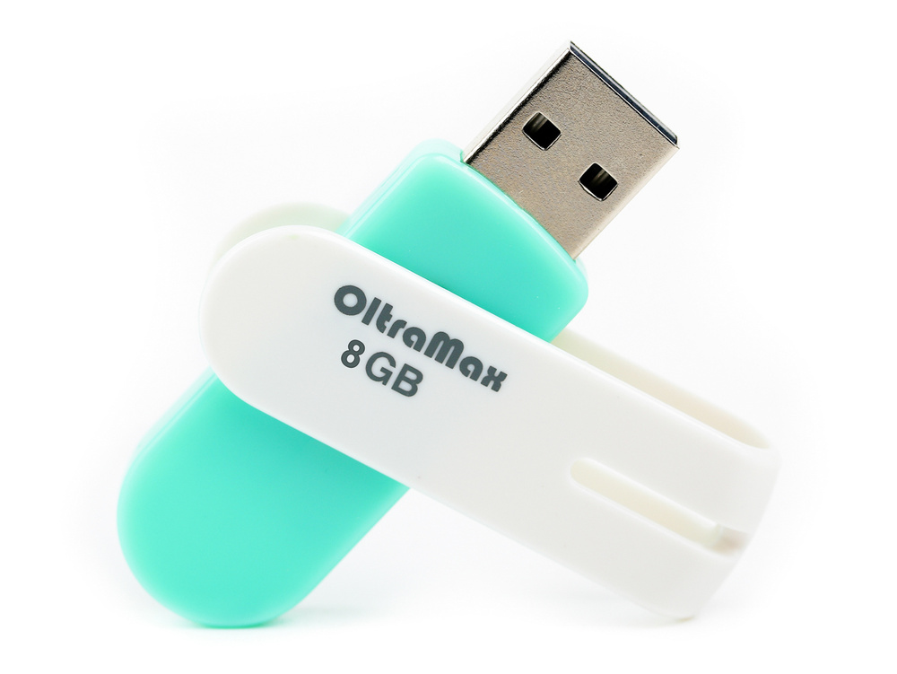 Флеш-накопитель USB 2.0 8GB OltraMax 220 салатовый / флешка USB #1