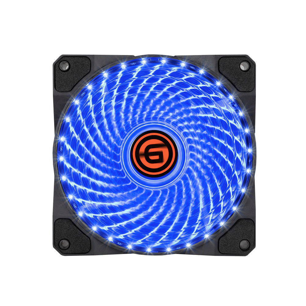 Вентилятор Ginzzu LED 12LB33 (синий) для корпуса ПК, 120 мм - купить ...