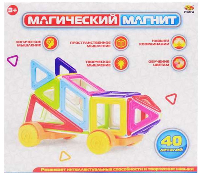 Магнитный конструктор Abtoys Магический магнит, PT-01357 #1