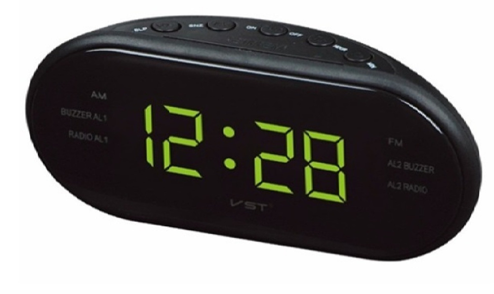 Электронные часы-будильник FM радио VST-902 #1