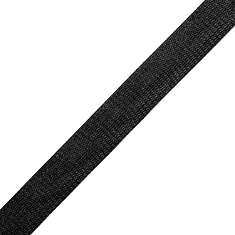 Резинка вязаная (резинка для шитья) 30мм цвет черный упаковка 40 м  #1