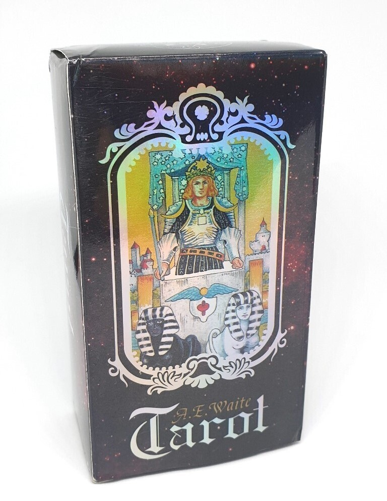 Таро голографические ламинированные "Король" Уэйта (Tarot A.E.Waite), на английском языке, инструкция #1