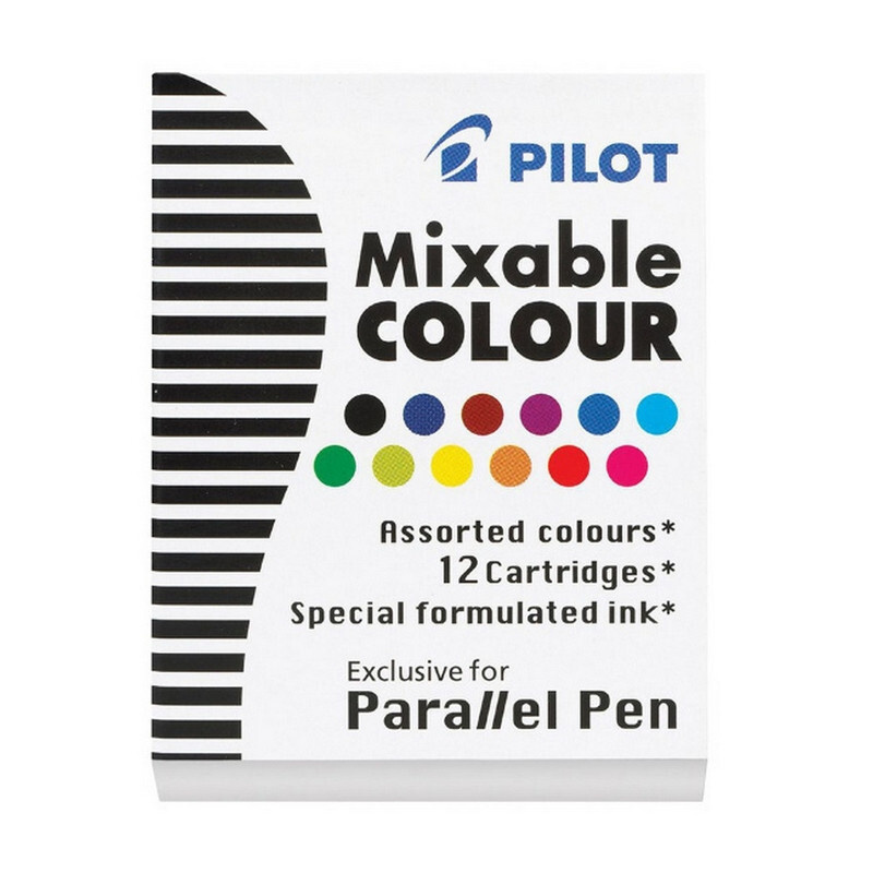 Чернильный картридж Pilot Parallel Pen 12 цветов (12 штук в упаковке) IC-P3-AST  #1