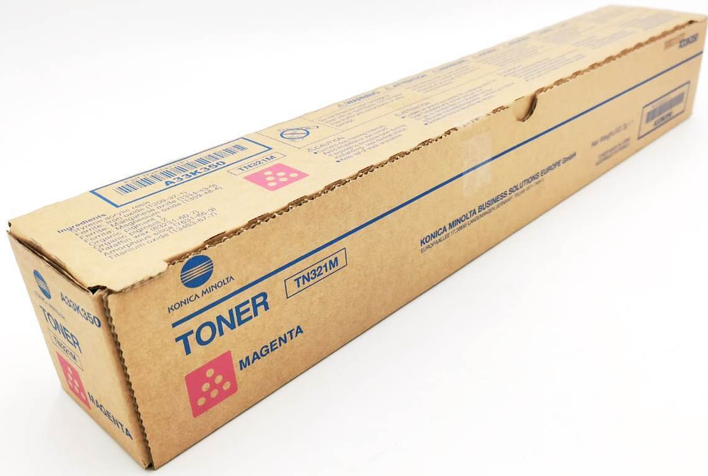 Картридж Konica Minolta лазерный пурпурный TN-321M (A33K350) для принтеров C224, 284, 364  #1