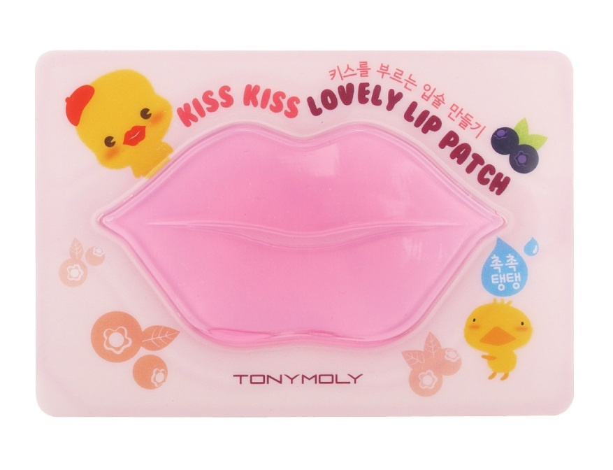 Гидрогелевые патчи для губ Корея KISS KISS востанавливающие, увлажняющие LOVELY LIP PATCH TONY MOLY. #1