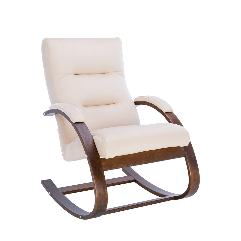 Leset Кресло-качалка взрослое Милано, мягкая мебель для гостиной, спальни, интерьерные и садовые кресла #1