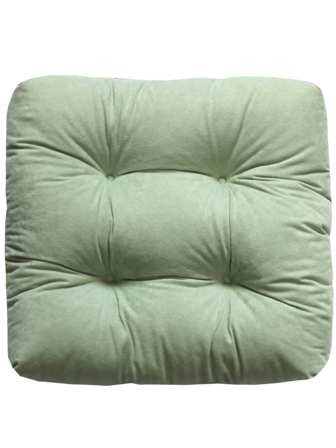 Подушка для сиденья МАТЕХ VELOURS LINE 40х40 см. Цвет мятный, арт.49-432  #1