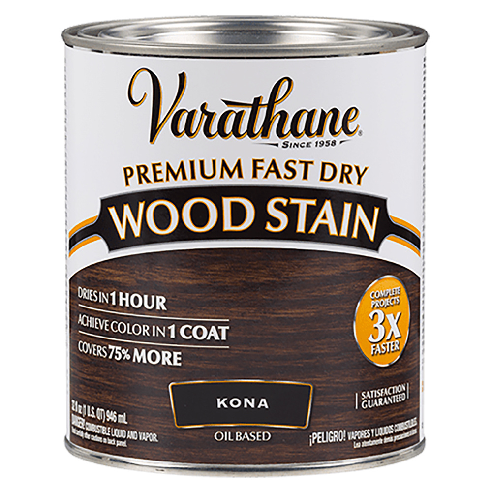 Масло для дерева тонирующее быстросохнущее Varathane Fast Dry Wood Stain 0,946 л. Цвет: Кофе  #1