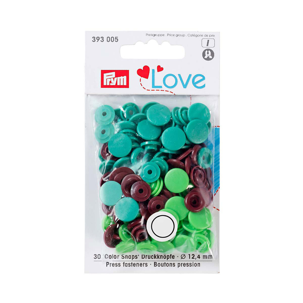 Kнопки Color Snaps Prym Love, 12 мм, 30 шт. Prym #1