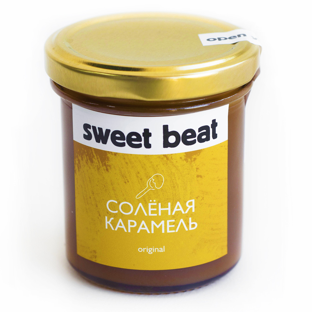 Натуральная мягкая классическая солёная карамель Sweet Beat 170 гр.  #1