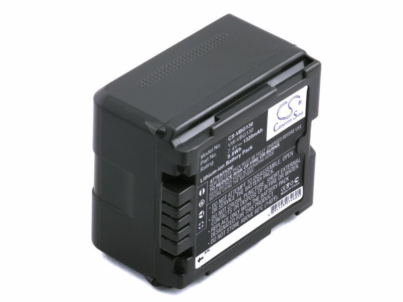 Усиленный аккумулятор для Panasonic VW-VBG130, VW-VBG6 (1320mAh) #1