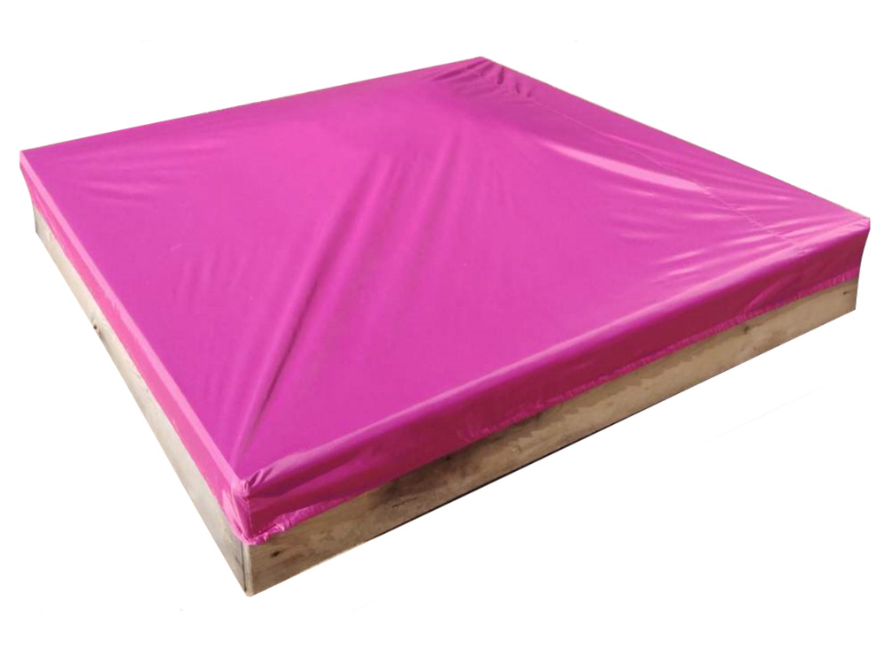 Защитный чехол Standart для песочницы, БРИЗ ПК, 155*155*15 см, розовый  #1