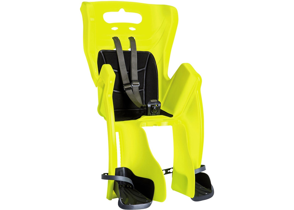 Сиденье 0-280236 детское на подседельный штырь Little Duck Hi-Viz, светоотражающее до 7лет/22кг TUV BELLELLI #1