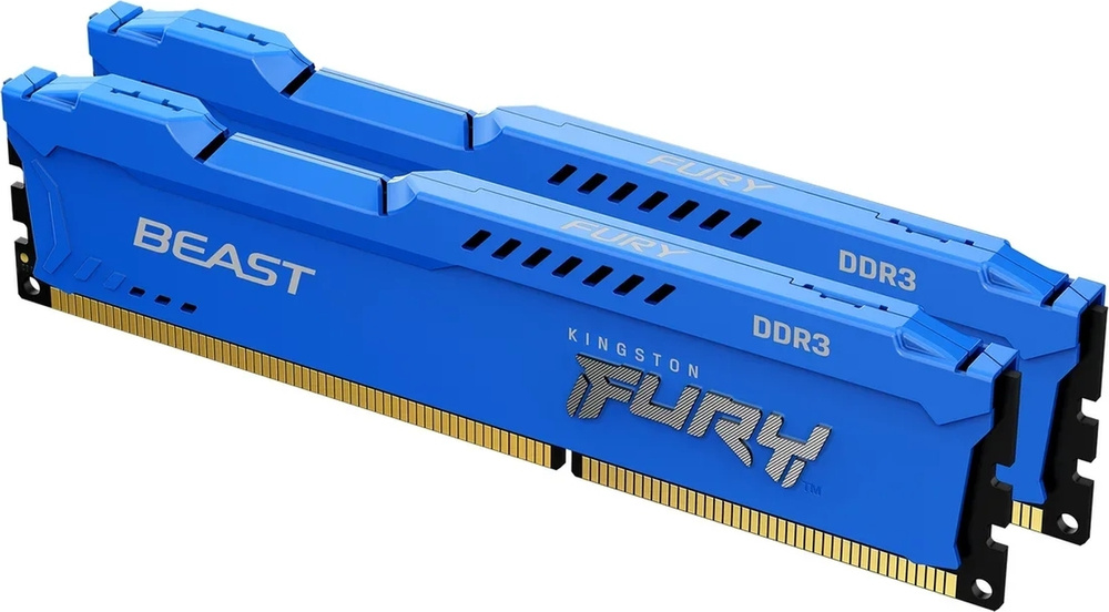 Kingston Fury Оперативная память Beast Blue DDR3 1600 МГц 2x8 ГБ (KF316C10BK2/16)  #1