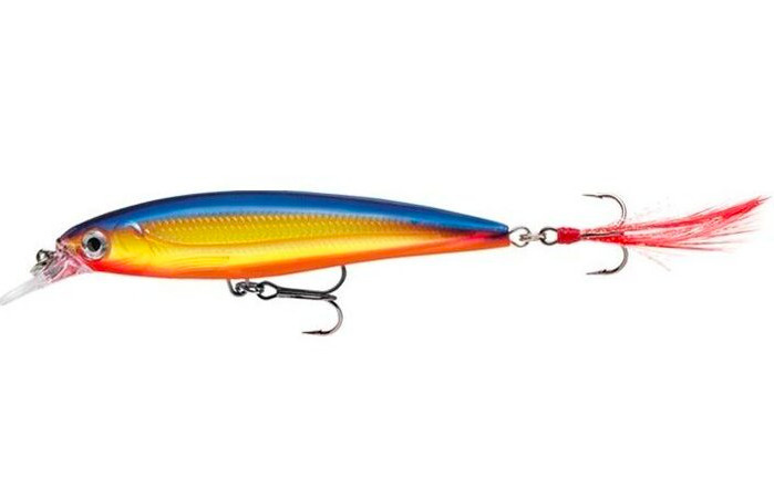 Воблер для рыбалки RAPALA X-Rap 10 цвет HS на щуку, на судака, на окуня 10см - 13гр для спиннинга Минноу #1