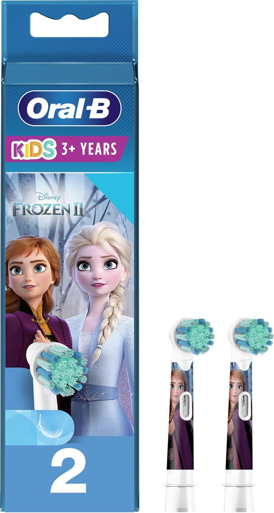 Oral-b Frozen Kids Детские сменные насадки для электрических зубных щеток Холодное Сердце, 2 шт  #1