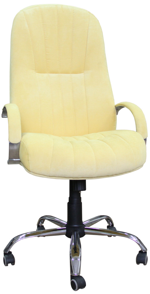 TUTKRESLA Игровое компьютерное кресло, Микровельвет, желтый  #1