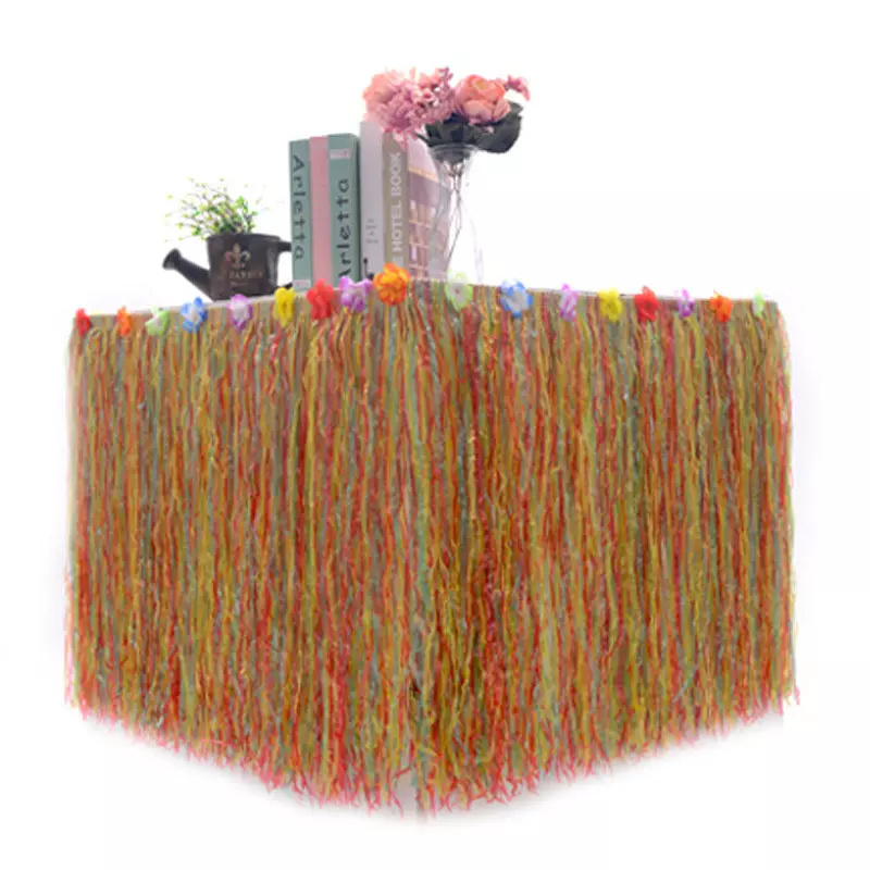 Гавайская юбка для стола 30 см, цвет разноцветный #1