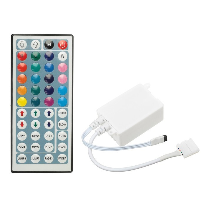 Мини-контроллер Ecola для RGB ленты, 12-24 В, 6 А, пульт ДУ #1