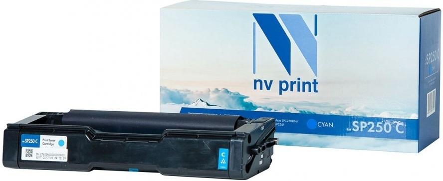 Картридж NV Print SP250C голубой для принтеров Ricoh Aficio SPC250DN/ SPC260/ SPC261, 1600 страниц  #1