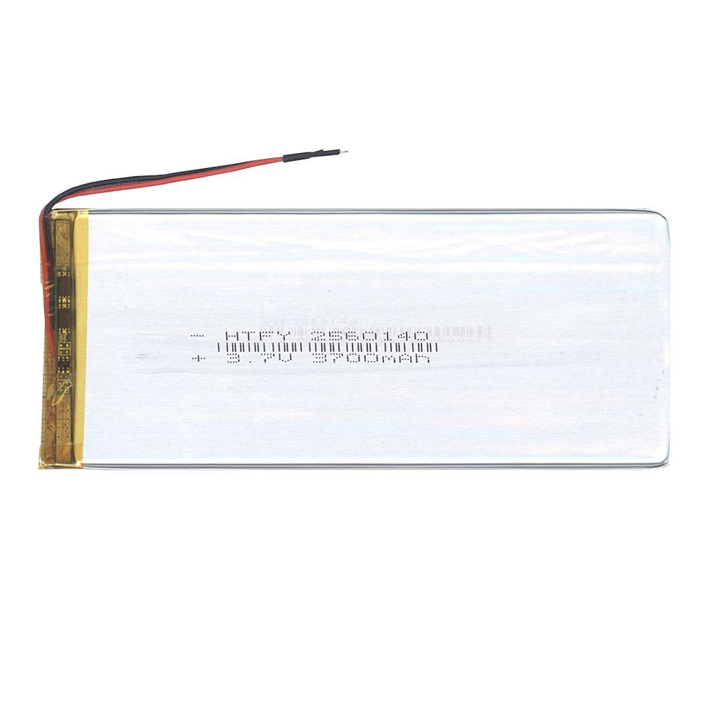 Аккумулятор Li-Pol (батарея) 2.5*60*140мм 2pin 3.7V / 3700mAh #1