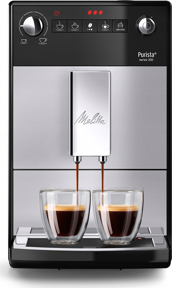 Кофемашина Melitta Caffeo F 230-101 1450Вт серебристый/черный (21608) #1