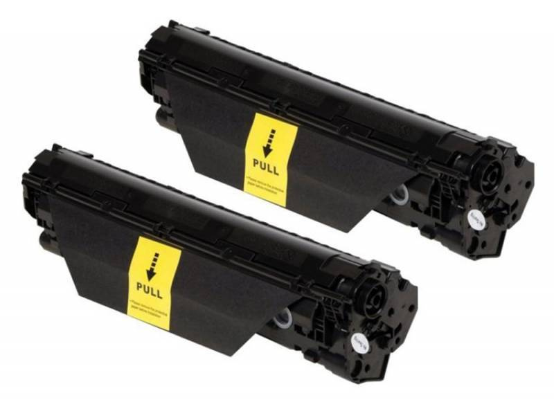 Картридж лазерный Cactus CS-CE285AD черный x2упак. (1600стр.) для HP LJ P1102/P1102W/M1130/M1132  #1