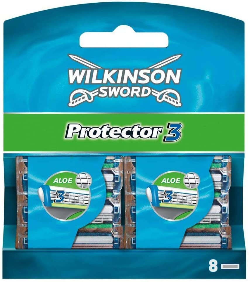 Сменные кассеты для стaнка Protector / Wilkinson Sword Protector 3 (8 шт) #1