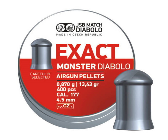 Пули JSB Exact Monster Diabolo 4,5 мм, 0,87 грамм, 400 штук #1