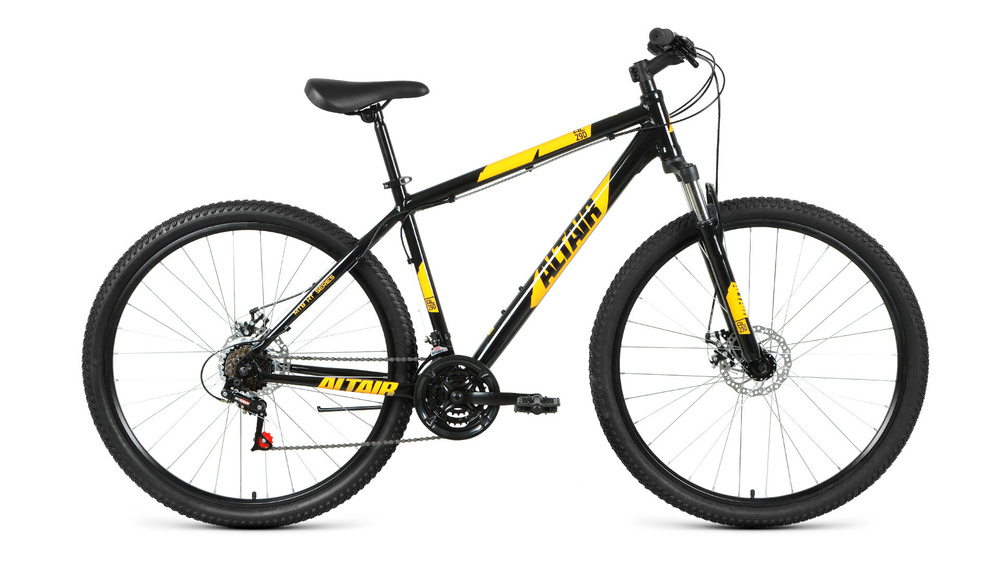Велосипед AL 29 D (29" 21 ск. рост. 17") 2020-2021, черный/оранжевый, RBKT1M39G001  #1