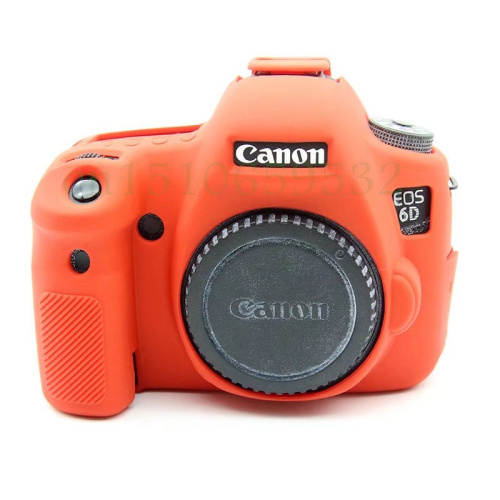 Силиконовый чехол CameraCase для Canon 6D красный #1