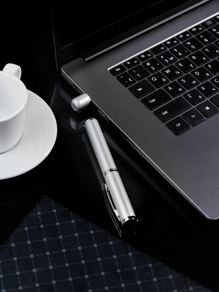 Ручка шариковая металл со скрытым Flash-накопителем 32 GB #1