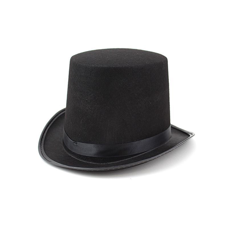 Шляпа "Цилиндр" черная, фетр, 59 см #1