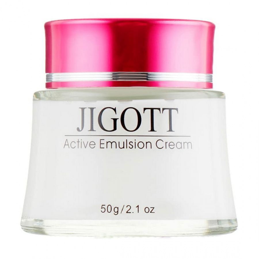 Jigott Интенсивно увлажняющий крем для лица Active Emulsion Cream, 50 мл  #1