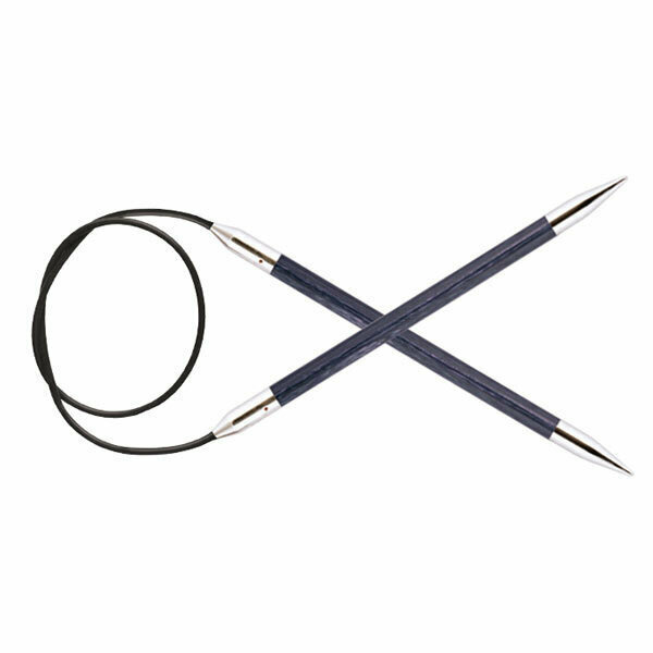 Спицы для вязания Knit Pro круговые, деревянные Royale 6,5мм, 100см, фиолетовый, арт.29120  #1