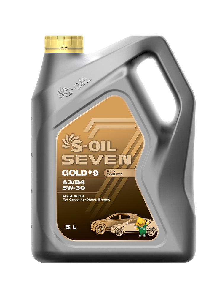 S-OIL SEVEN gold #9 5W-30 Масло моторное, Синтетическое, 5 л #1