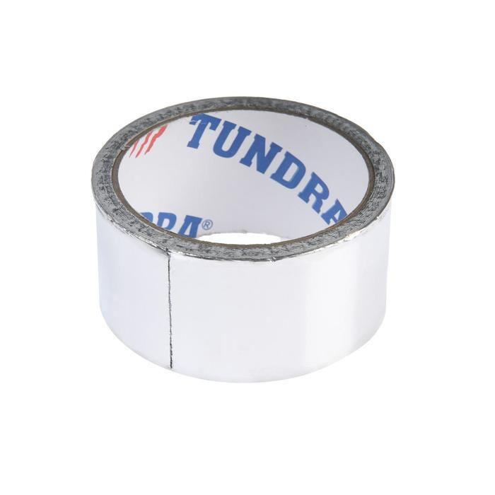 TUNDRA, Лента алюминиевая, клейкая, 25 мкм, 48 мм, 10 метров, 3 штуки в упаковке  #1
