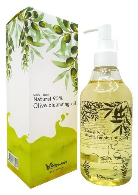 Elizavecca Гидрофильное масло с маслом оливы Natural 90% Olive Cleansing Oil, 300 мл  #1