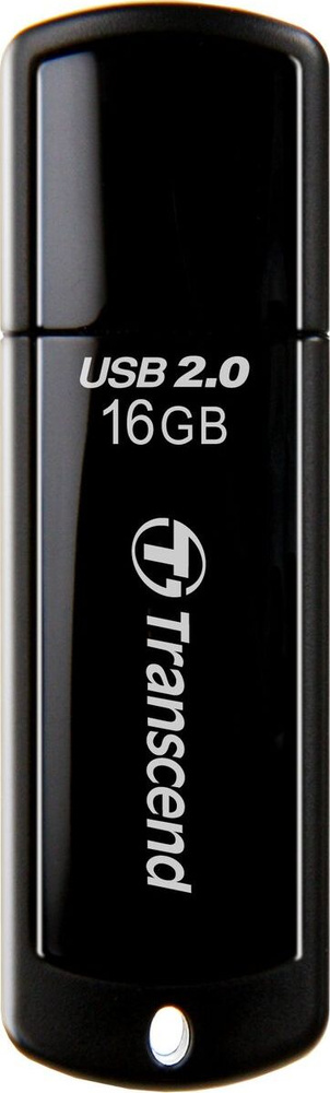 USB Флеш-накопитель Transcend JetFlash 350 (TS16GJF350) USB2.0 16 ГБ, черный #1