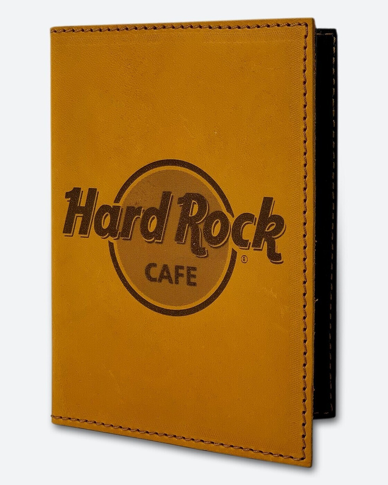 Обложка для паспорта KAZA Hard rock светло-коричневый #1