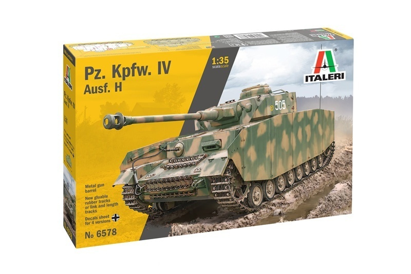 Сборная модель Italeri 6578ИТ Танк Pz Kpfw IV Ausf H Масштаб 1/35 #1