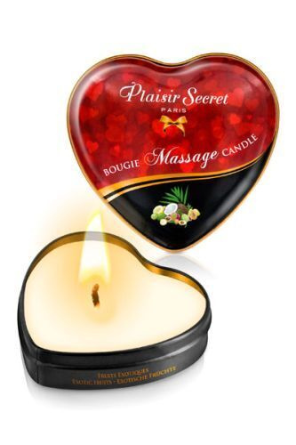 Plaisir Secrets BOUGIE DE MASSAGE GOUT FRUITS EXOTIQUES 35ML Аромамасло массажное для тела Экзотические #1