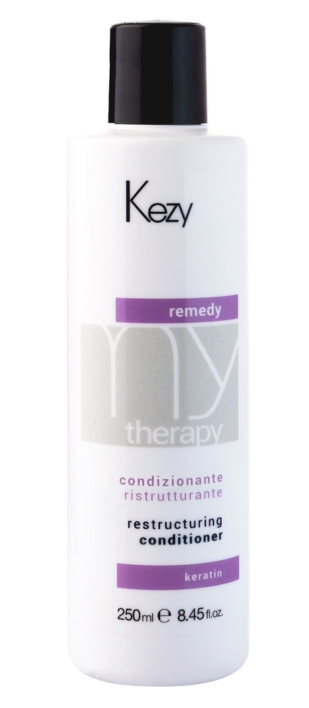 KEZY. Кондиционер реструктурирующий для восстановления поврежденных волос с кератином Restructuring MY #1