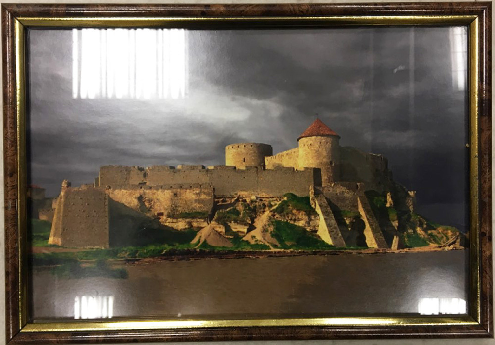 Картина "Крепость Измаил", стекло, пластик (сост. на фото)  #1