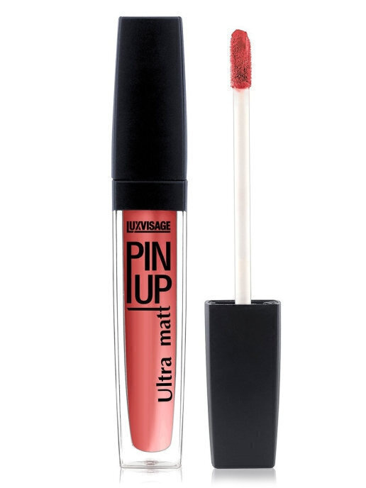 LUXVISAGE Блеск для губ PIN UP ULTRA MATT матовый, тон 33 ROSEWOOD, 5 мл #1