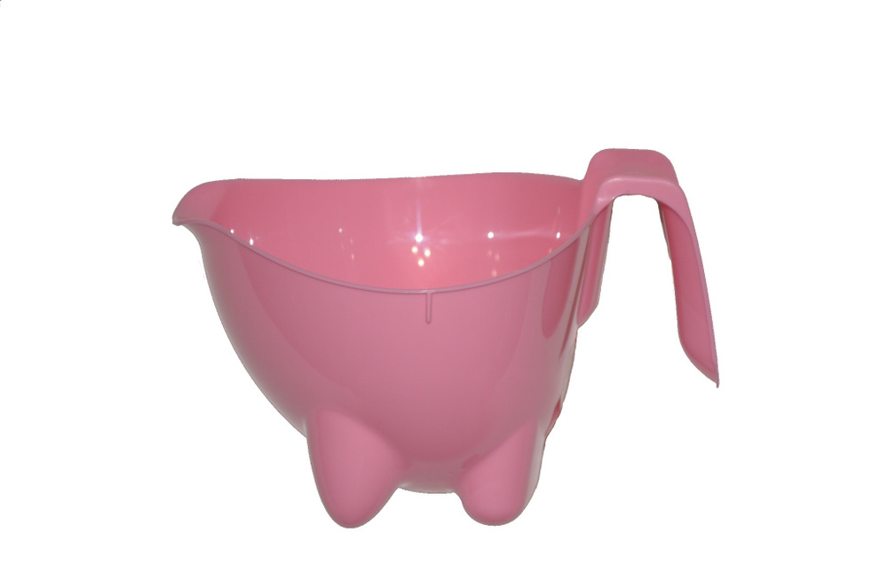 Ковш для купания малышей с эргономичной ручкой/ Лёгкий/ Розовый  #1