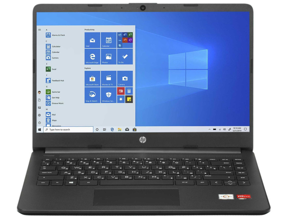 HP Laptop 14s-fq0081ur (39W26EA) Ноутбук 14", AMD Athlon Silver 3050U, RAM 4 ГБ, SSD 128 ГБ, AMD Radeon #1